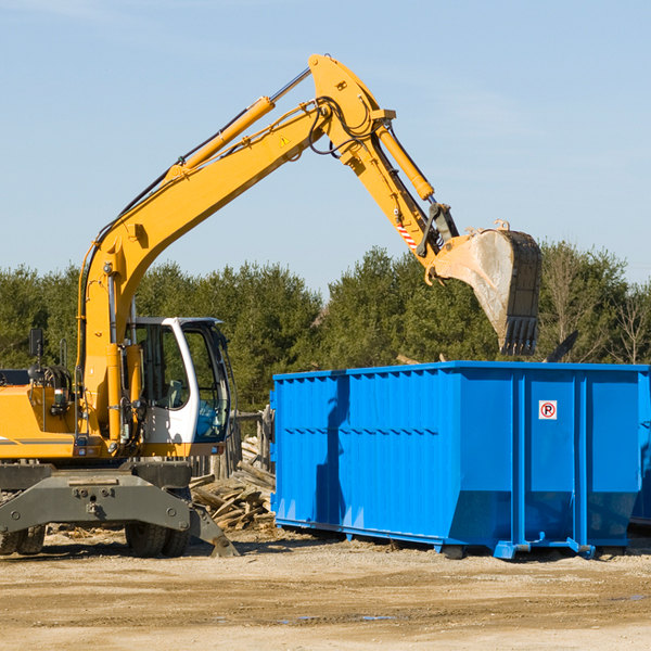 what size residential dumpster rentals are available in Shelby Wisconsin